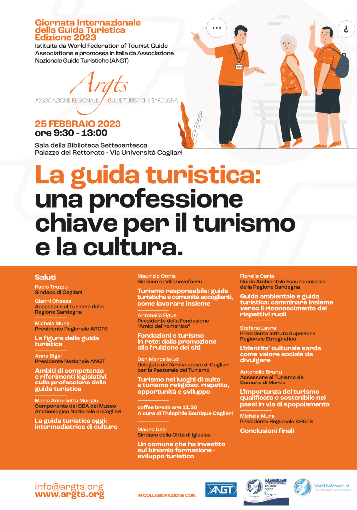 Locandine delle visite in Sardegna